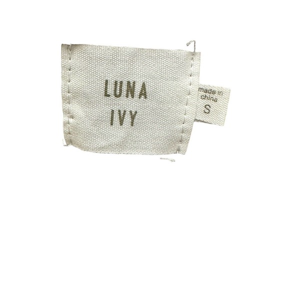 Luna Ivy Womens Tan/ Beige Pockets Long Sleeve Sweater Cardigan Size SMALL COZY - Picture 4 of 5